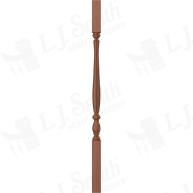 L.J. Smith 1-3/4" Square Top Baluster · LJF-2905-C 38 — stair parts selection with LeviArs Design & Remodeling