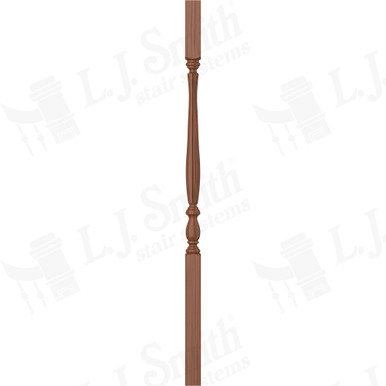 L.J. Smith 1-3/4" Square Top Baluster · LJF-2905-C 42 — stair parts selection with LeviArs Design & Remodeling