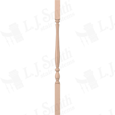L.J. Smith 1-3/4" Square Top Baluster · LJF-2905-M 38 — stair parts selection with LeviArs Design & Remodeling