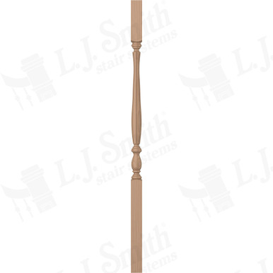 L.J. Smith 1-3/4" Square Top Baluster · LJF-2905-P 42 — stair parts selection with LeviArs Design & Remodeling