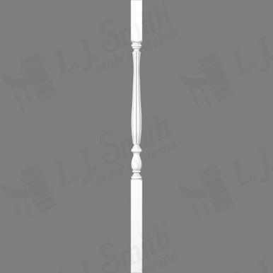 L.J. Smith 1-3/4" Square Top Baluster · LJF-2905-PRG 42 — stair parts selection with LeviArs Design & Remodeling