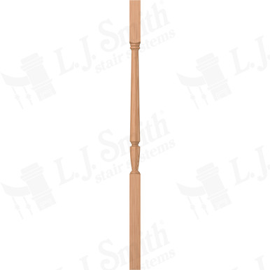 L.J. Smith 1-3/4" Square Top Baluster · LJP-2005-AL 42 — stair parts selection with LeviArs Design & Remodeling