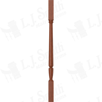 L.J. Smith 1-3/4" Square Top Baluster · LJP-2005-BRZC 34 — stair parts selection with LeviArs Design & Remodeling