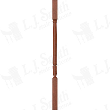 L.J. Smith 1-3/4" Square Top Baluster · LJP-2005-BRZC 38 — stair parts selection with LeviArs Design & Remodeling