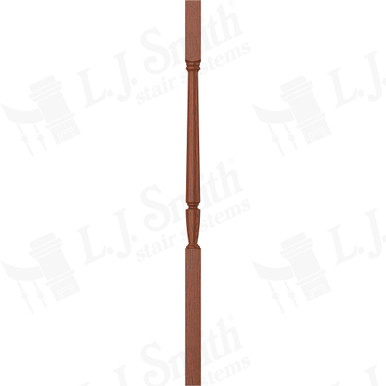 L.J. Smith 1-3/4" Square Top Baluster · LJP-2005-BRZC 42 — stair parts selection with LeviArs Design & Remodeling