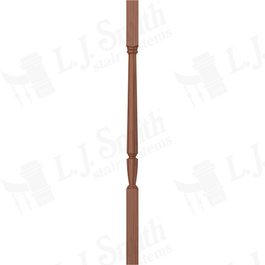 L.J. Smith 1-3/4" Square Top Baluster · LJP-2005-C 38 — stair parts selection with LeviArs Design & Remodeling