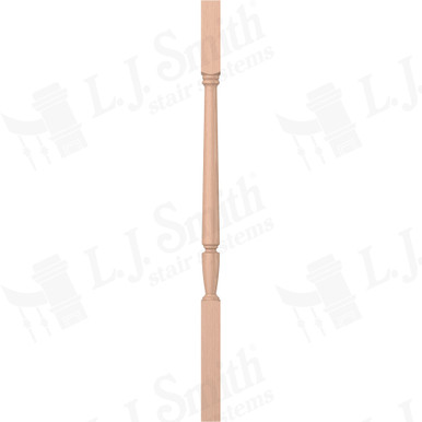 L.J. Smith 1-3/4" Square Top Baluster · LJP-2005-HM 38 — stair parts selection with LeviArs Design & Remodeling