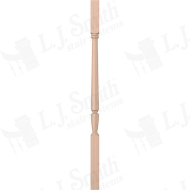 L.J. Smith 1-3/4" Square Top Baluster · LJP-2005-M 38 — stair parts selection with LeviArs Design & Remodeling