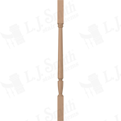 L.J. Smith 1-3/4" Square Top Baluster · LJP-2005-P 34 — stair parts selection with LeviArs Design & Remodeling