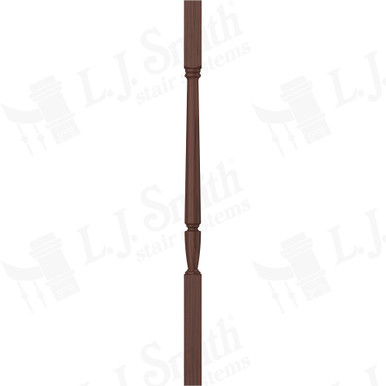L.J. Smith 1-3/4" Square Top Baluster · LJP-2005-W 38 — stair parts selection with LeviArs Design & Remodeling
