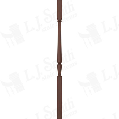 L.J. Smith 1-3/4" Square Top Baluster · LJP-2005-W 42 — stair parts selection with LeviArs Design & Remodeling