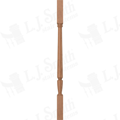 L.J. Smith 1-3/4" Square Top Baluster · LJP-2005-WO 34 — stair parts selection with LeviArs Design & Remodeling
