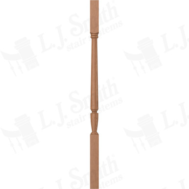 L.J. Smith 1-3/4" Square Top Baluster · LJP-2005-WO 38 — stair parts selection with LeviArs Design & Remodeling
