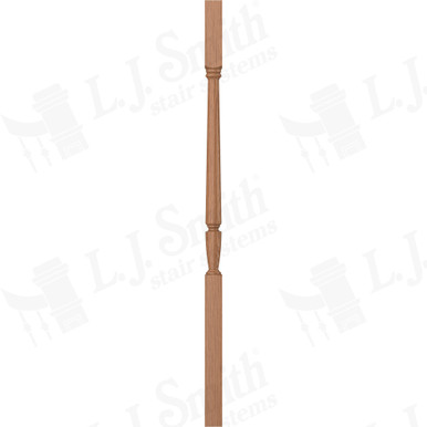 L.J. Smith 1-3/4" Square Top Baluster · LJP-2005-WO 42 — stair parts selection with LeviArs Design & Remodeling