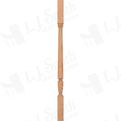 L.J. Smith 1-3/4" Square Top Baluster · LJP-20058-AL 34 — stair parts selection with LeviArs Design & Remodeling