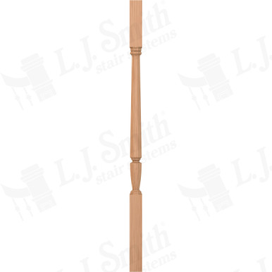 L.J. Smith 1-3/4" Square Top Baluster · LJP-20058-AL 38 — stair parts selection with LeviArs Design & Remodeling