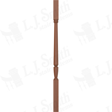 L.J. Smith 1-3/4" Square Top Baluster · LJP-20058-C 38 — stair parts selection with LeviArs Design & Remodeling
