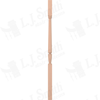 L.J. Smith 1-3/4" Square Top Baluster · LJP-20058-HM 42 — stair parts selection with LeviArs Design & Remodeling