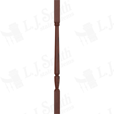 L.J. Smith 1-3/4" Square Top Baluster · LJP-20058-MH 34 — stair parts selection with LeviArs Design & Remodeling