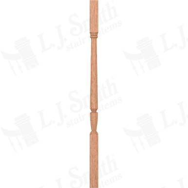 L.J. Smith 1-3/4" Square Top Baluster · LJP-20058-O 38 — stair parts selection with LeviArs Design & Remodeling