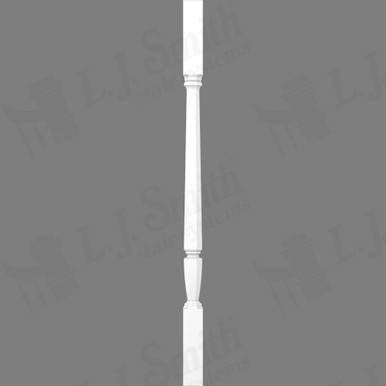 L.J. Smith 1-3/4" Square Top Baluster · LJP-20058-PRG 34 — stair parts selection with LeviArs Design & Remodeling