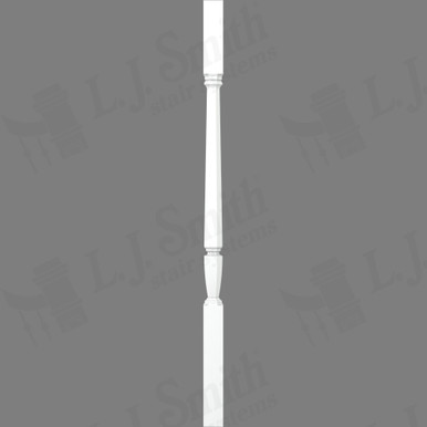 L.J. Smith 1-3/4" Square Top Baluster · LJP-20058-PRG 38 — stair parts selection with LeviArs Design & Remodeling