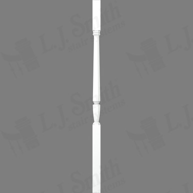 L.J. Smith 1-3/4" Square Top Baluster · LJP-20058-PRG 42 — stair parts selection with LeviArs Design & Remodeling