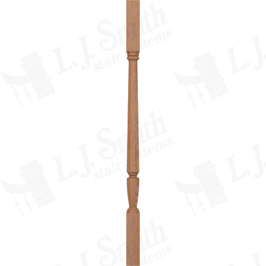 L.J. Smith 1-3/4" Square Top Baluster · LJP-20058-WO 34 — stair parts selection with LeviArs Design & Remodeling