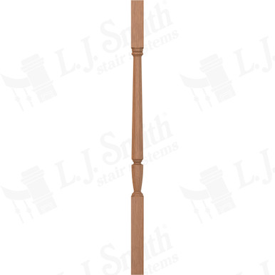 L.J. Smith 1-3/4" Square Top Baluster · LJP-20058-WO 38 — stair parts selection with LeviArs Design & Remodeling