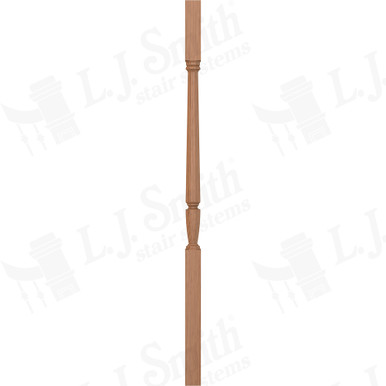 L.J. Smith 1-3/4" Square Top Baluster · LJP-20058-WO 42 — stair parts selection with LeviArs Design & Remodeling