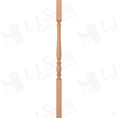 L.J. Smith 1-3/4" Square Top Baluster · LJP-2105-AL 38 — stair parts selection with LeviArs Design & Remodeling