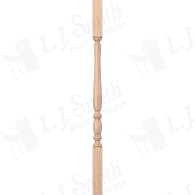 L.J. Smith 1-3/4" Square Top Baluster · LJP-2105-B 34 — stair parts selection with LeviArs Design & Remodeling