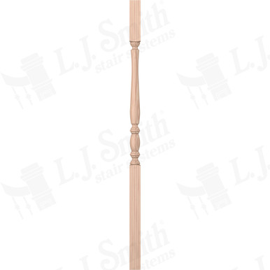 L.J. Smith 1-3/4" Square Top Baluster · LJP-2105-B 42 — stair parts selection with LeviArs Design & Remodeling