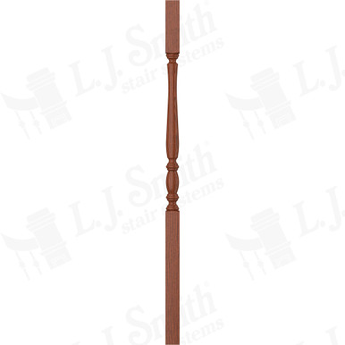 L.J. Smith 1-3/4" Square Top Baluster · LJP-2105-BRZC 42 — stair parts selection with LeviArs Design & Remodeling