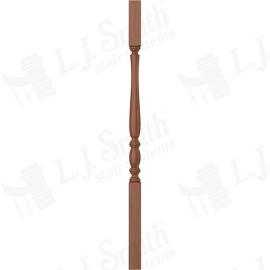 L.J. Smith 1-3/4" Square Top Baluster · LJP-2105-C 38 — stair parts selection with LeviArs Design & Remodeling