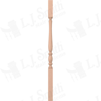 L.J. Smith 1-3/4" Square Top Baluster · LJP-2105-HM 38 — stair parts selection with LeviArs Design & Remodeling