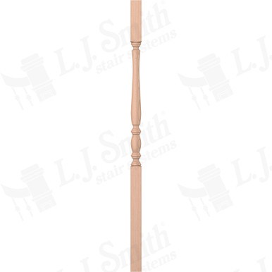 L.J. Smith 1-3/4" Square Top Baluster · LJP-2105-HM 42 — stair parts selection with LeviArs Design & Remodeling