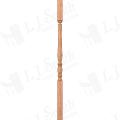 L.J. Smith 1-3/4" Square Top Baluster · LJP-2105-O 38 — stair parts selection with LeviArs Design & Remodeling
