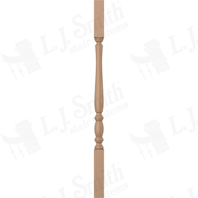 L.J. Smith 1-3/4" Square Top Baluster · LJP-2105-P 34 — stair parts selection with LeviArs Design & Remodeling