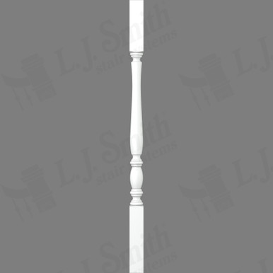 L.J. Smith 1-3/4" Square Top Baluster · LJP-2105-PRG 34 — stair parts selection with LeviArs Design & Remodeling