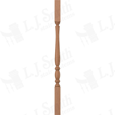 L.J. Smith 1-3/4" Square Top Baluster · LJP-2105-WO 34 — stair parts selection with LeviArs Design & Remodeling