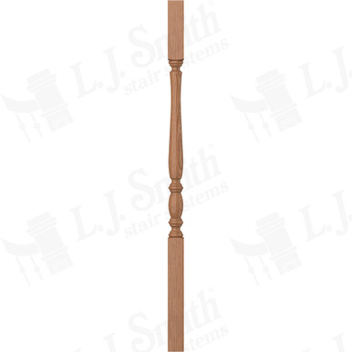 L.J. Smith 1-3/4" Square Top Baluster · LJP-2105-WO 38 — stair parts selection with LeviArs Design & Remodeling