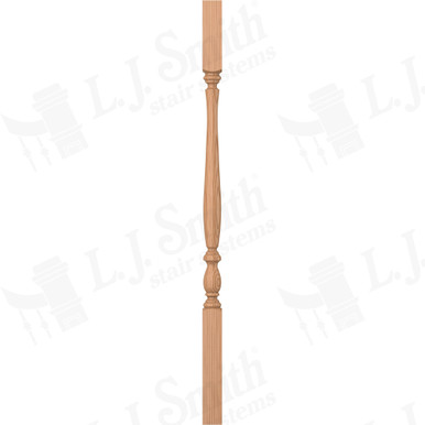 L.J. Smith 1-3/4" Square Top Baluster · LJP-2905-AL 38 — stair parts selection with LeviArs Design & Remodeling