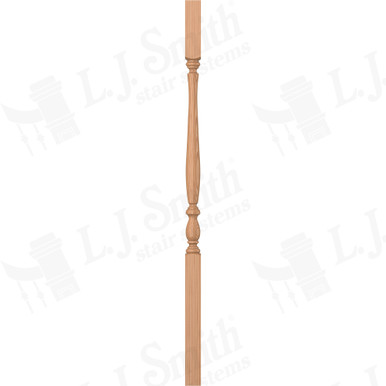 L.J. Smith 1-3/4" Square Top Baluster · LJP-2905-AL 42 — stair parts selection with LeviArs Design & Remodeling