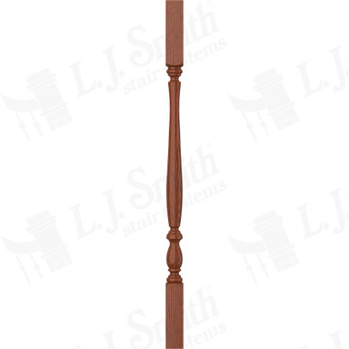 L.J. Smith 1-3/4" Square Top Baluster · LJP-2905-BRZC 34 — stair parts selection with LeviArs Design & Remodeling
