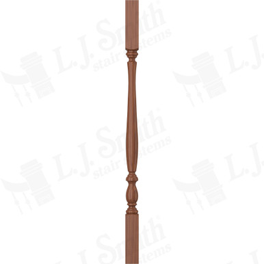 L.J. Smith 1-3/4" Square Top Baluster · LJP-2905-C 34 — stair parts selection with LeviArs Design & Remodeling