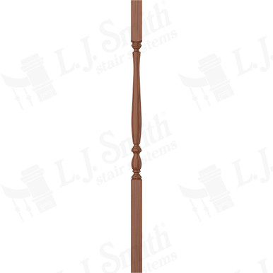 L.J. Smith 1-3/4" Square Top Baluster · LJP-2905-C 42 — stair parts selection with LeviArs Design & Remodeling