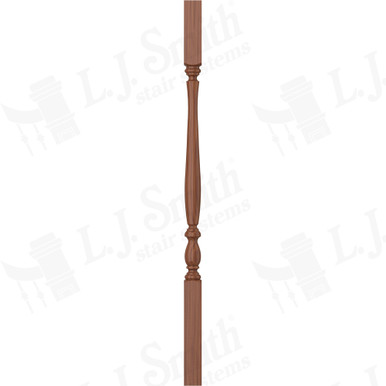 L.J. Smith 1-3/4" Square Top Baluster · LJP-2905-HC 38 — stair parts selection with LeviArs Design & Remodeling