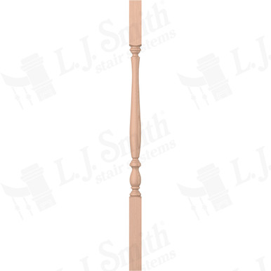 L.J. Smith 1-3/4" Square Top Baluster · LJP-2905-HM 38 — stair parts selection with LeviArs Design & Remodeling