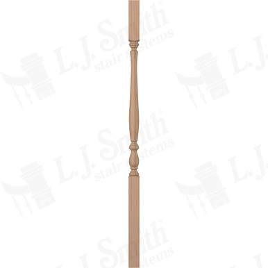 L.J. Smith 1-3/4" Square Top Baluster · LJP-2905-P 42 — stair parts selection with LeviArs Design & Remodeling